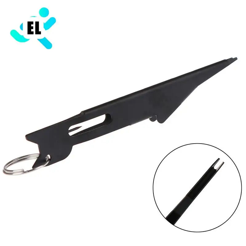 1 Pz Metallo Rapido Chiodo Nodo Strumento Di Legatura Loop Tyer Fast Hook Knotter Remover Line Cutter Fly Fishing Tackle Accessorio