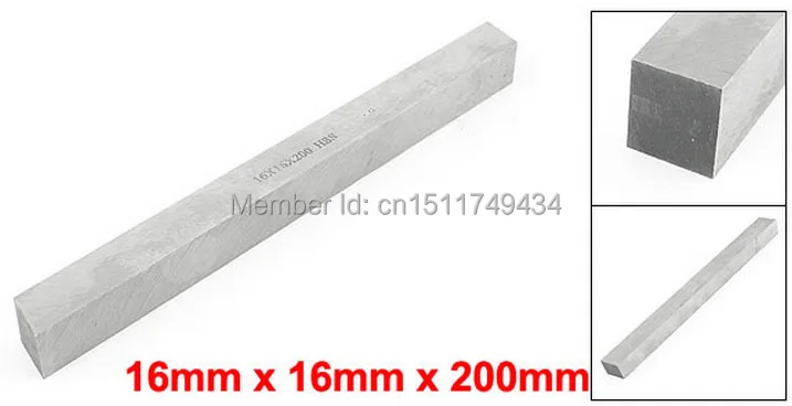 Hss 16Mm X 16Mm X 200Mm Piazza Strumento Tornio Bit Noioso Bar Fly Cutter