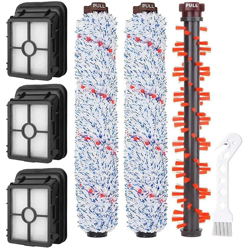 7 Pezzi Di Ricambio Per Bissell Crosswave 1866 Area Tappeto Brush Roll/ Multi-Surface Brush Roll/Sostituzione Del Filtro Sottovuoto