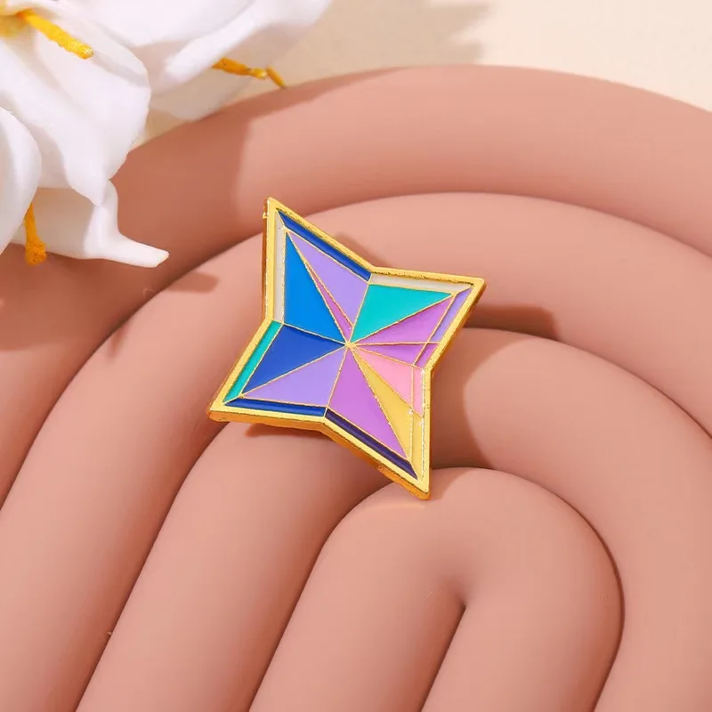 Traveler Smalto Pins Acg Open World Fantasy Game Puntelli Materiale Spilla Risvolto Zaino Distintivi Gioielli Regali Per Amico All'Ingrosso
