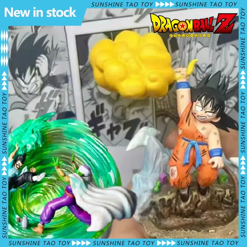 6Cm Dragon Ball Figure Kid Son Goku Ssj Figurine Anime Piccolo Figura Male Contenimento Wave Statue Collezione In Pvc Giocattoli Per Bambole