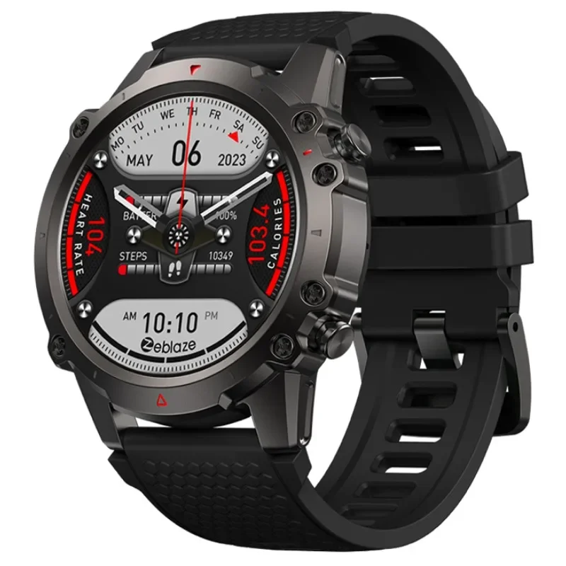 2024 New Vibe 7 Lite Smart Watch Men Superato 12 Test Di Livello Militare Bluetooth Call Smartwatch Ip69K Frequenza Cardiaca Impermeabile
