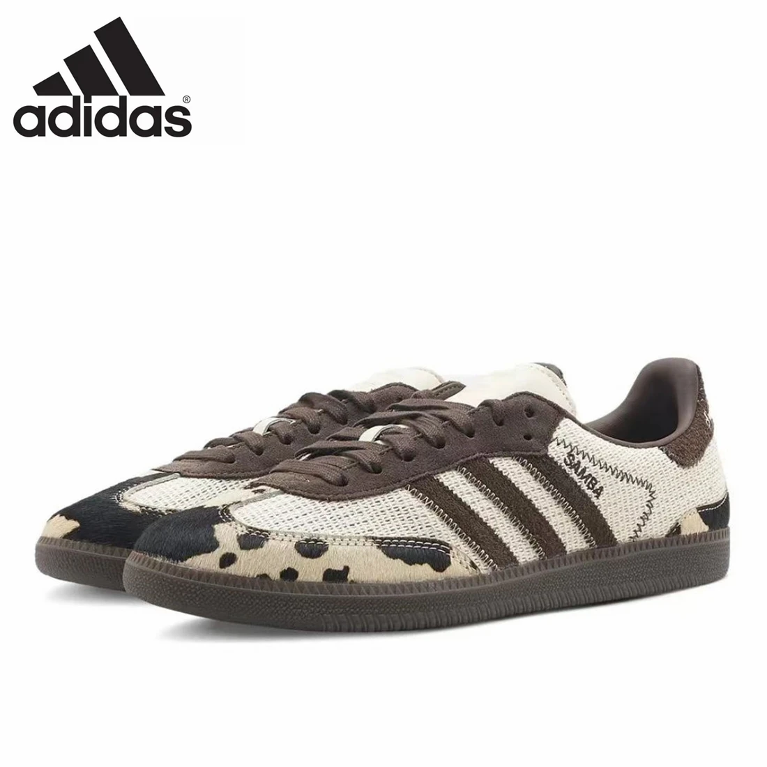 Adidas Samba Og Notetle Cow Print Scarpe Da Allenamento Tedesche Retro Versatili Scarpe Da Ginnastica Sportive E Casual
