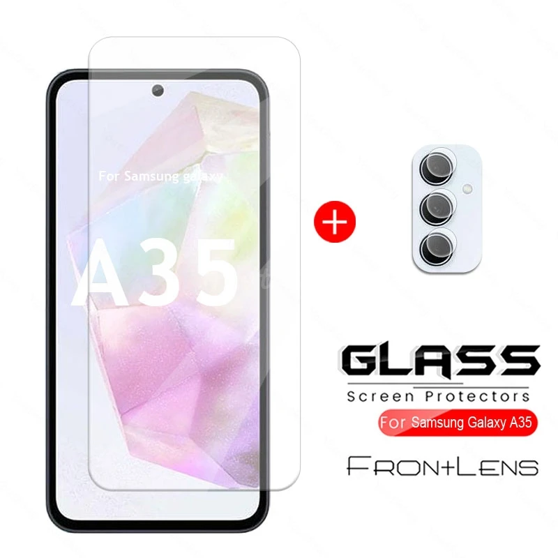 Per Samsung Galaxy A35 Glass Samsung Galaxy A35 Proteggi Schermo In Vetro Temperato Flim Camera Flim Samsung Galaxy A35 Glass