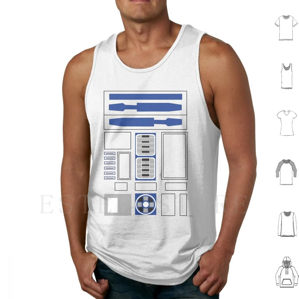Robot Body Canotte Gilet Robot Nerd R2D2