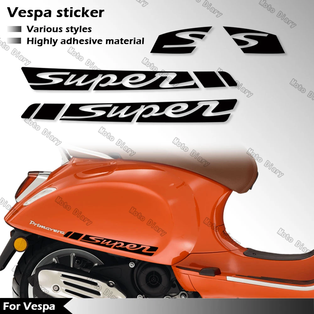 Per Vespa Primavera 150 125 50 Sprint 150 125 50 Decalcomania Pannello Laterale Adesivi Corpo Moto