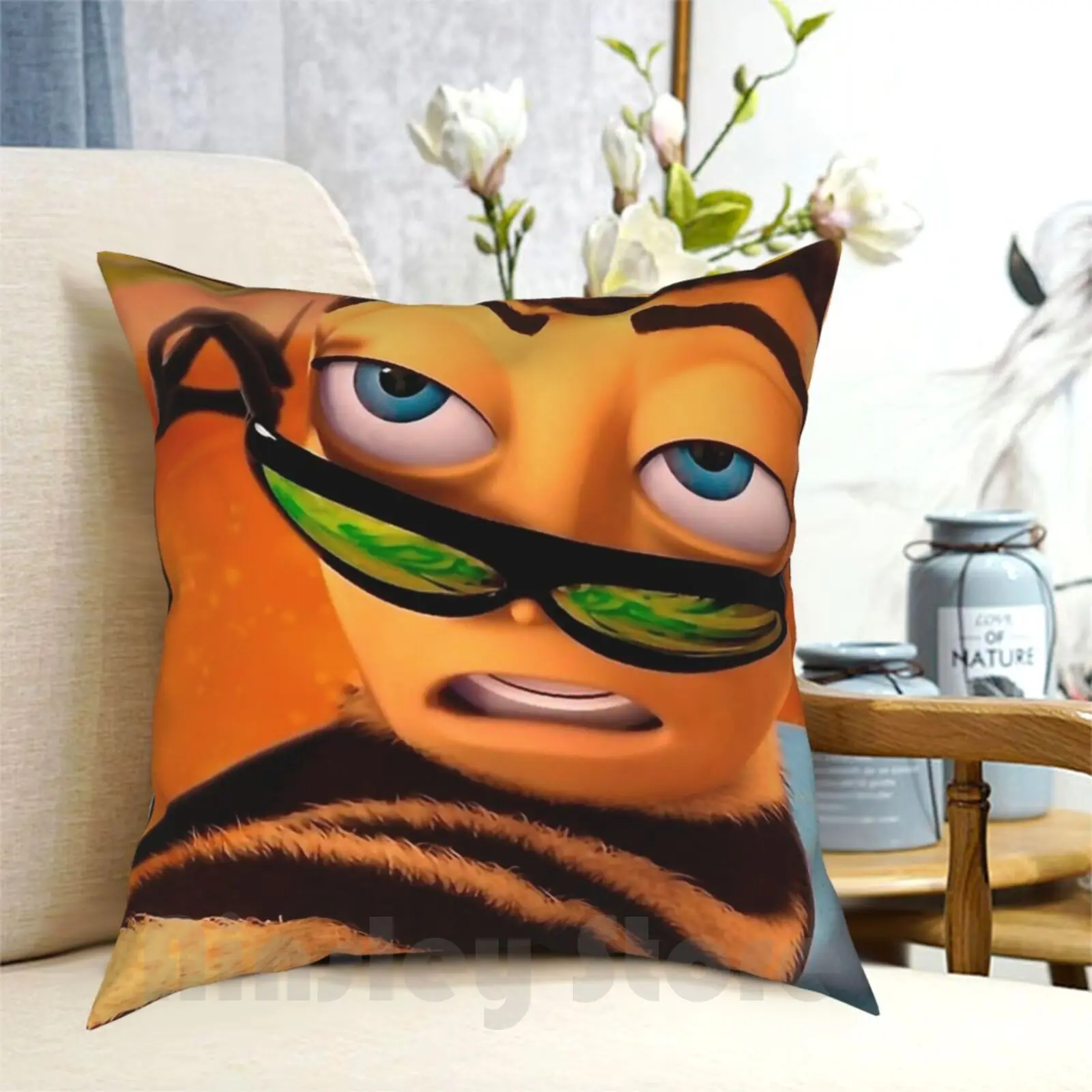 Barry Benson Bee Movie Meme Federa Stampata Home Soft Throw Pillow Barry Benson Barry B Benson Barry Bee Benson Bee