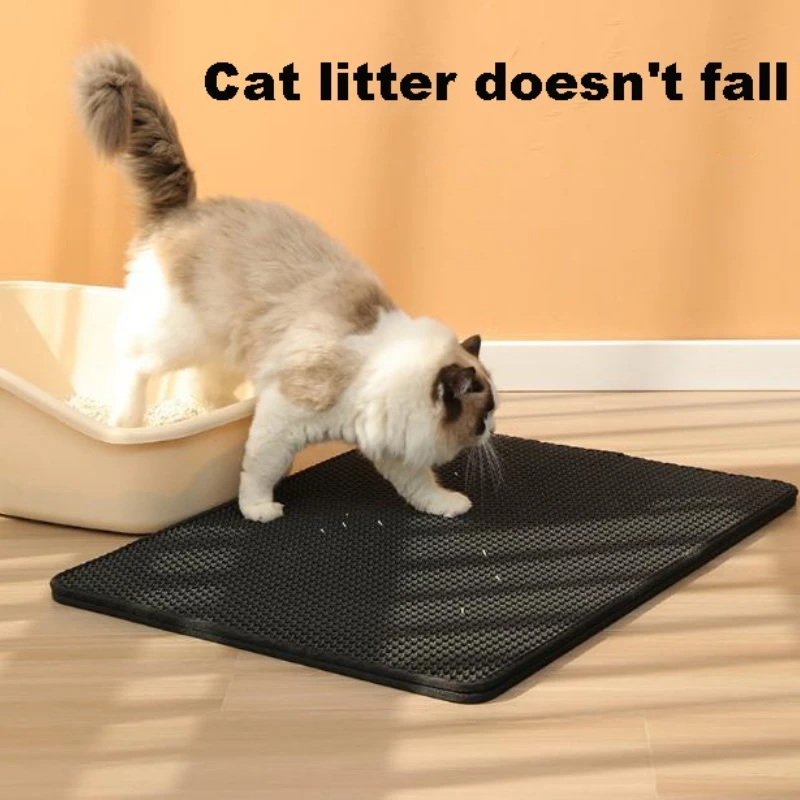 Eva Double Litter Cushion Double Mat Lettiera Drop Cushion Lavabile Eva Double Cat Lettiera Mat Pet Mat Forniture Per La Pulizia