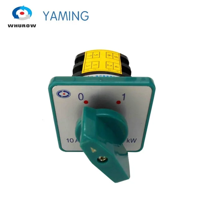 Hz5-10/1.7 L02 Rotary Switch 2 Posizione 0-1 On-Off Selettore 10A 2 Fase Di Commutazione Rotary Cam Interruttore Serie Hz5 Yaming