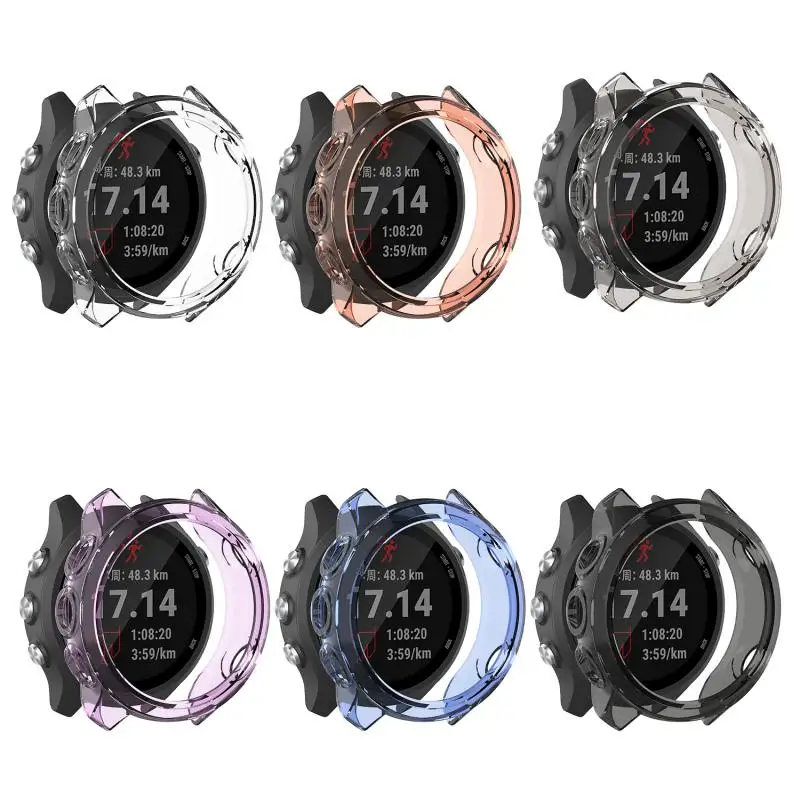 Per Garmin Forerunner 245 245M Custodia Protettiva Custodia Morbida Tpu Edge Shell Protector Bumper Per Garmin 245 Accessori