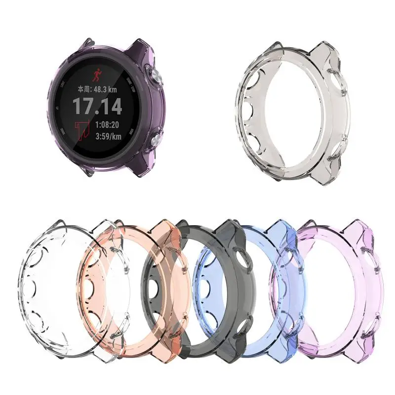 Per Garmin Forerunner 245 245M Custodia Protettiva Custodia Morbida Tpu Edge Shell Protector Bumper Per Garmin 245 Accessori