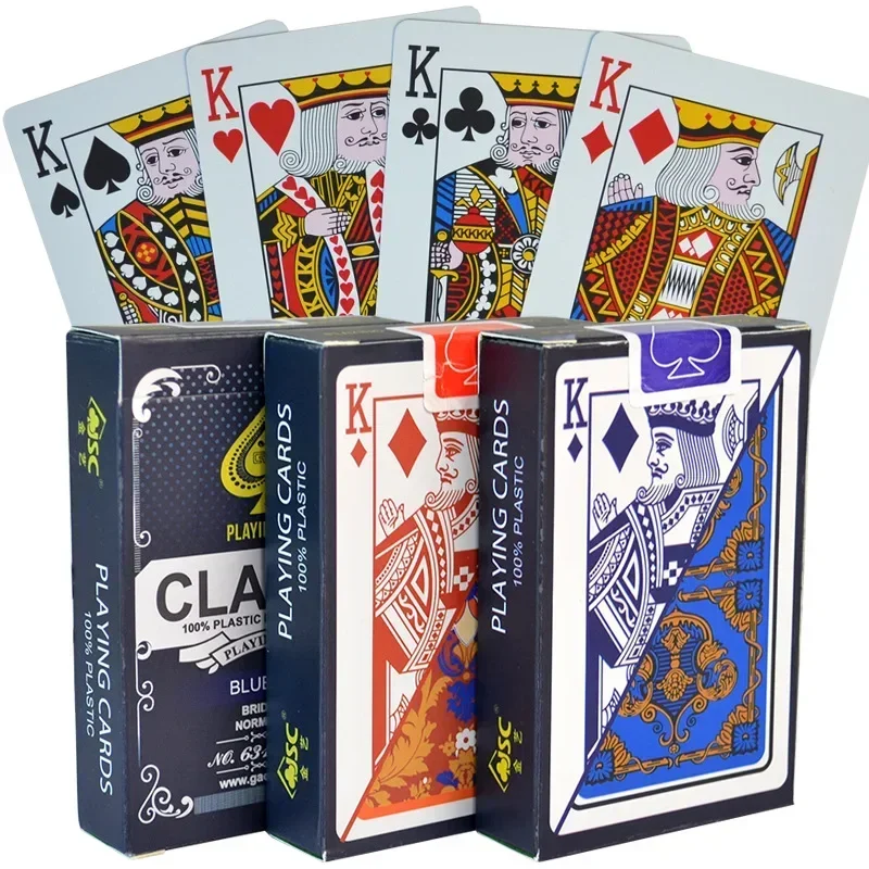 Pvc Nuovo Modello Plastica Pellicola Impermeabile Carte Da Gioco Per Adulti Gioco Carte Da Poker Giochi Da Tavolo Carte Da Poker Carte Da 58*88Mm