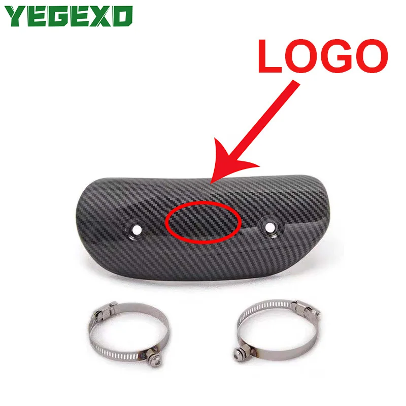 Silenziatore Scudo Termico Accessori Di Scarico Moto Per Honda Cb750 Honda Hornet 900 Yamaha R6 2007 Honda Cb 500 Aprilia Sr 50