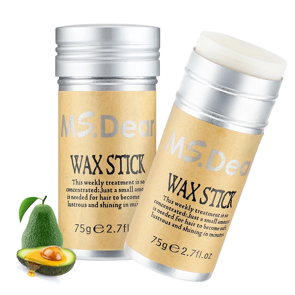 Dropshipping Avocado Hair Wax For Women Man Finish Cream Non Grasso Style Hair Oil Pomata Stick Wax Stick Per Parrucca Edge Control