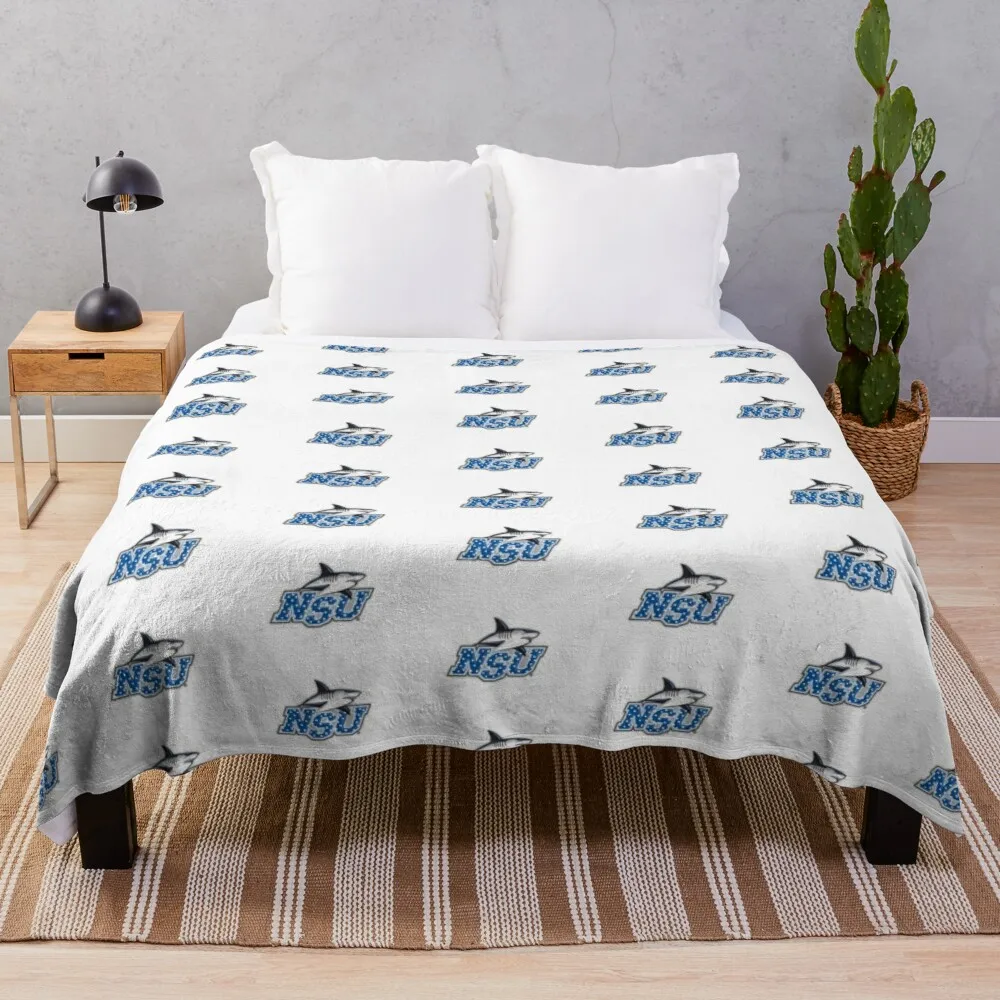 Coperta Decorativa Nsu Sharks Polka Dot Throw Coperta