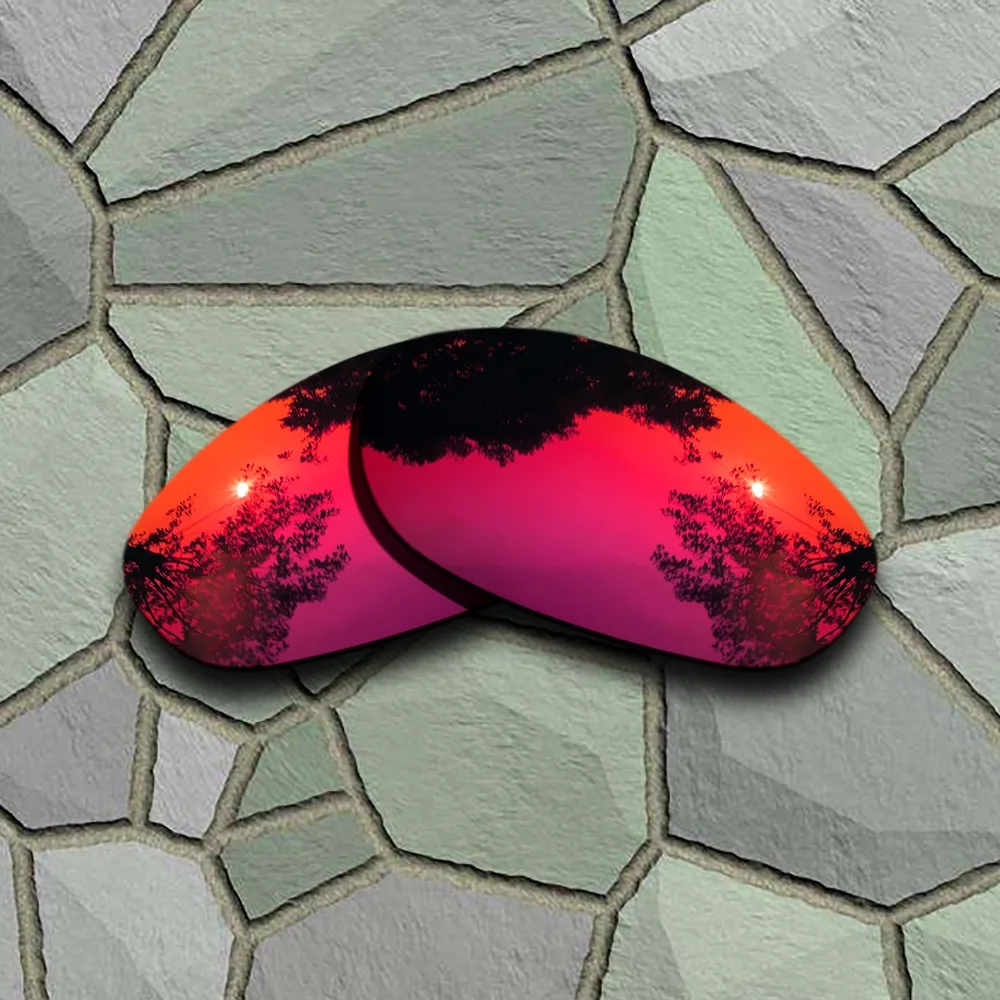 Occhiali Da Sole Rossi Viola Lenti Di Ricambio Polarizzate Per Oakley Monster Dog