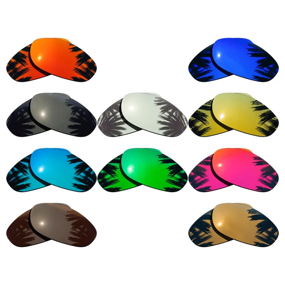 Lenti Di Ricambio Per Rivestimento Specchiato Polarizzato Per-Oakley Monster Dog Multi-Colori