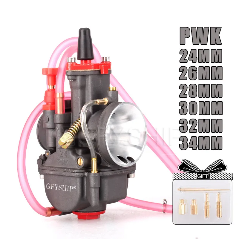 Universale 250Cc 350Cc Pwk Carburador Moto Carburatore Per Mikuni Dellorto Koso Con Power Jet 24 Millimetri 26 Millimetri 28 Millimetri 30 Millimetri 