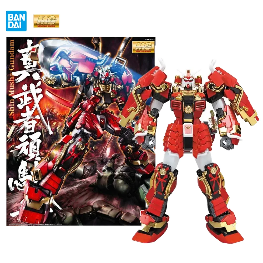 Disponibile Bandai Original Mg 1/100 Mg110 Shin Musha Gundam Anime Action Figure Model Kit Assemblare Regali Di Compleanno Per Bambini