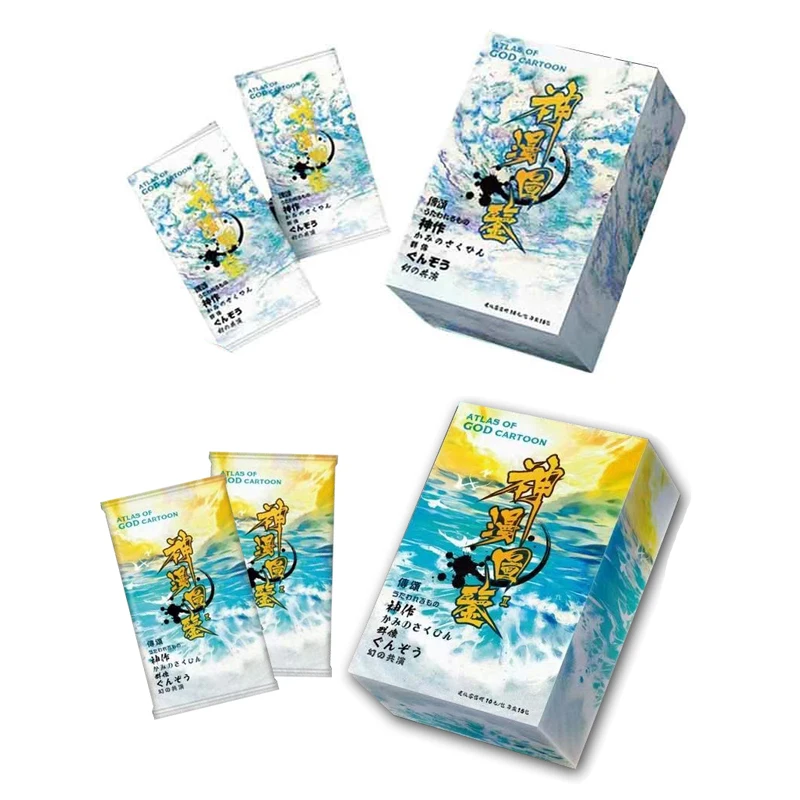 The God Of Card Collection Card Atlas Of God Cartoon Aurora Glass Flash Drill Card Sexy Anime Table Playing Game Board Toy Gift