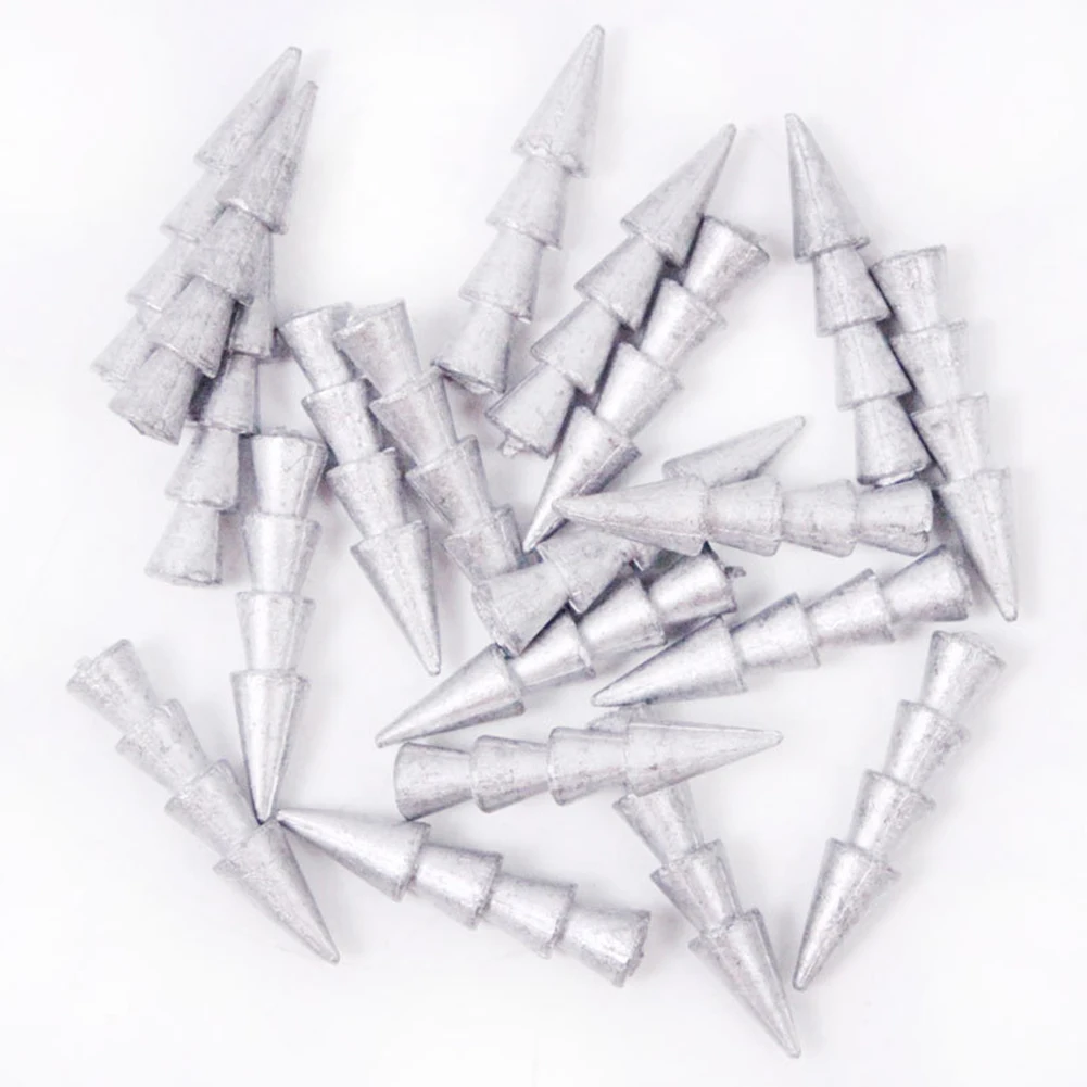 10Pcs Piombo Nail Weights Fishing Sinker Insert Weight Per Worm Nail Platine Wacky Strano Soft Worm Fishing Parts