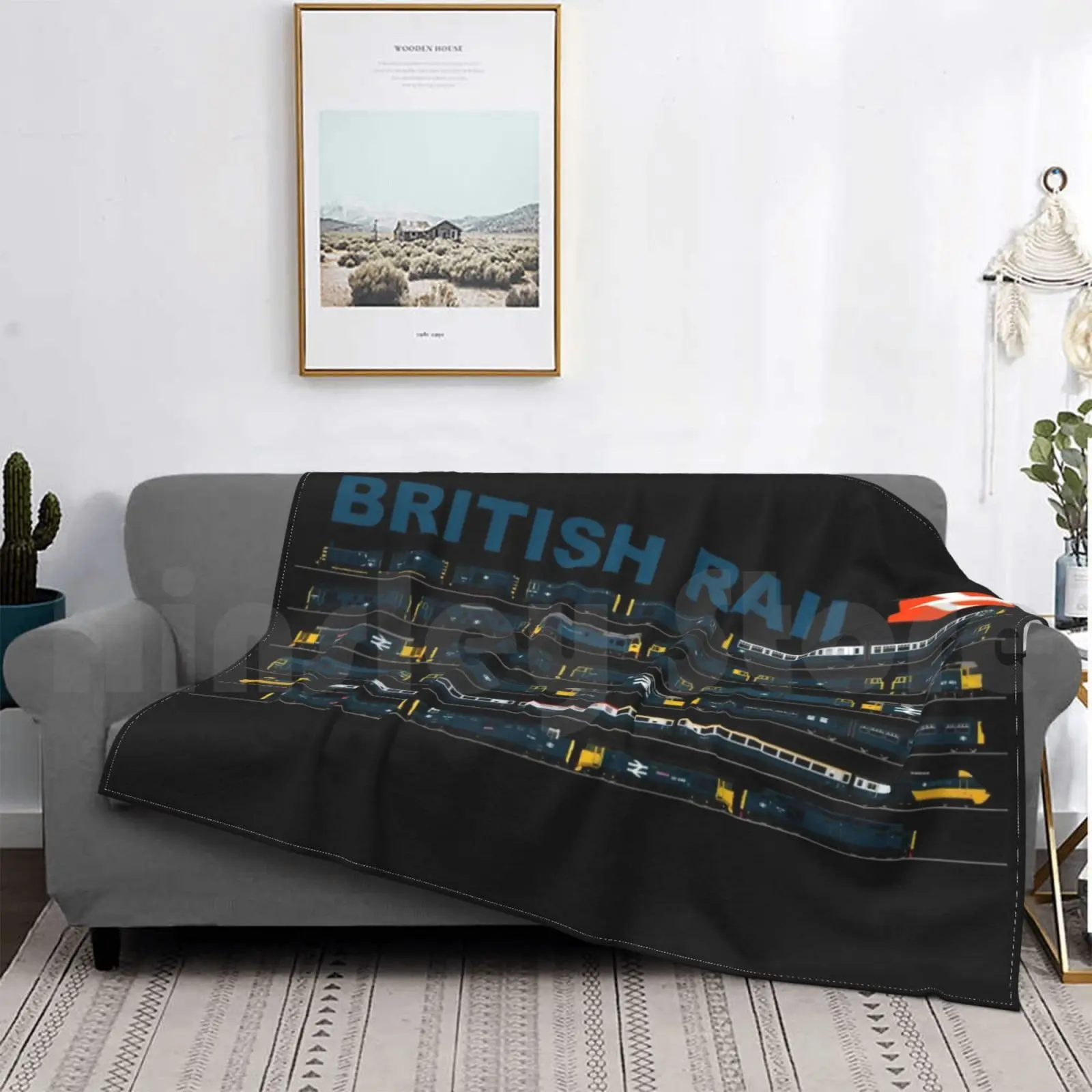 Treni Ferroviari Britannici Coperta Moda Personalizzata British Rail Hst Intercity Intercity 125 Classe 47 Classe 40 Classe