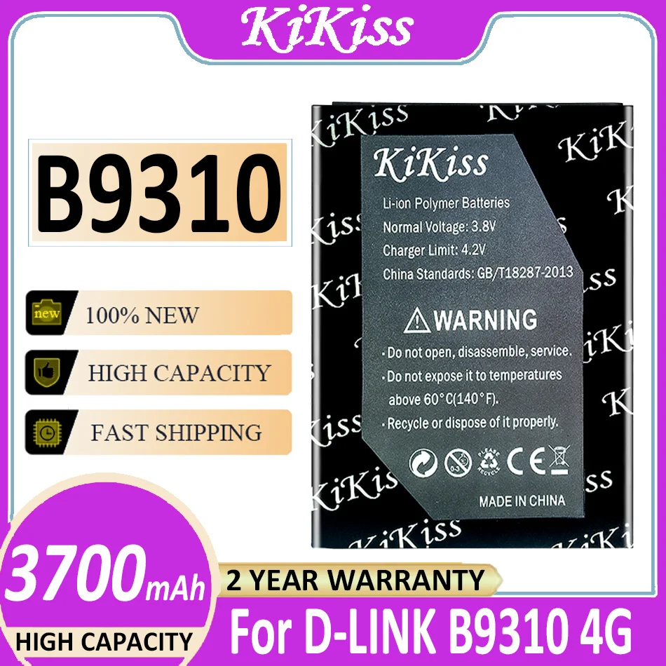 Batteria 3700Mah Per D-Link B9310 4G Lte Wi-Fi Router Hotspot Modem Bateria