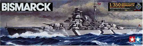 Tamiya 78013 1/350 Wwii German Bisk Battleship War Ship Model Kit