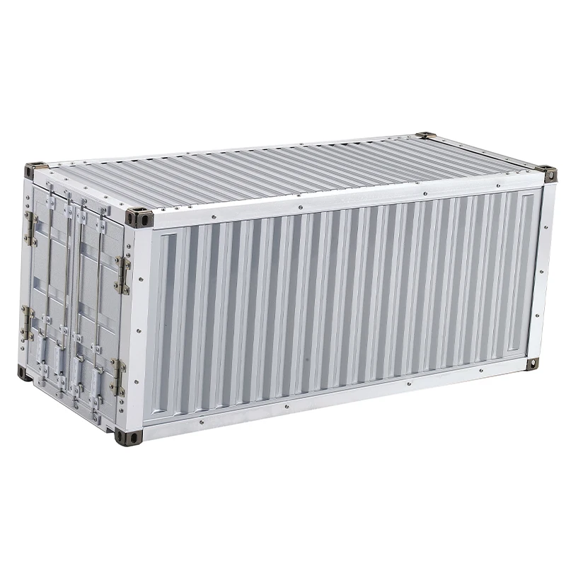 1/14 Telaio Per Container A Due Assi 22Ft Telaio Per Rimorchio A Base Piatta Tamiya Kit Trattore Elettrico Rc Truck Giocattolo All'Aperto Regalo Per R