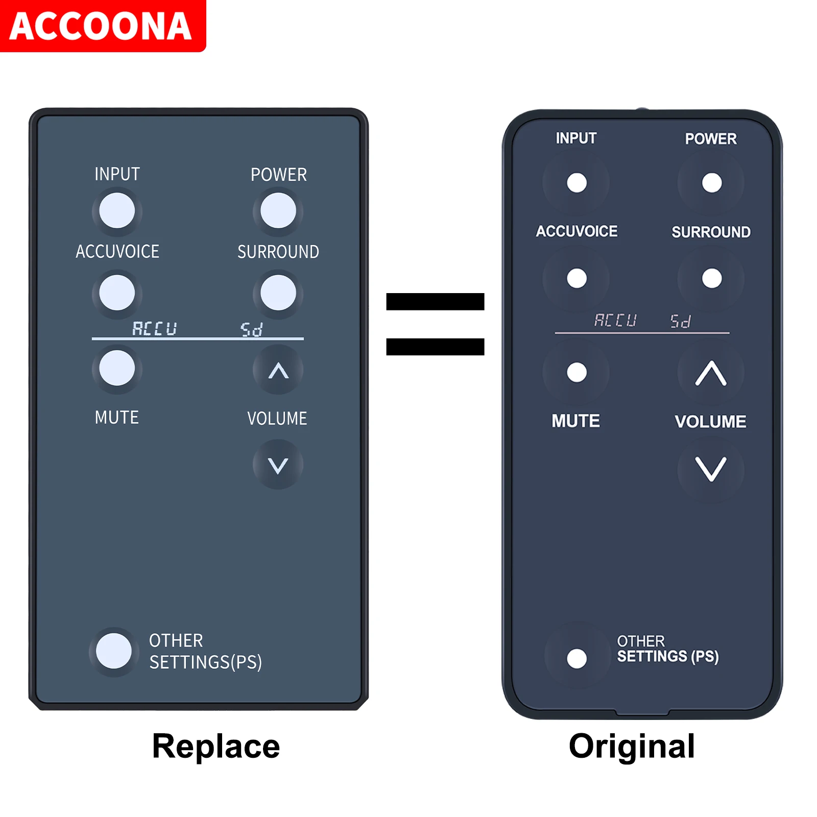 Telecomando Per Zvox Telecomando Multilivello Per Altoparlanti Tv Accuvoice E Soundbar