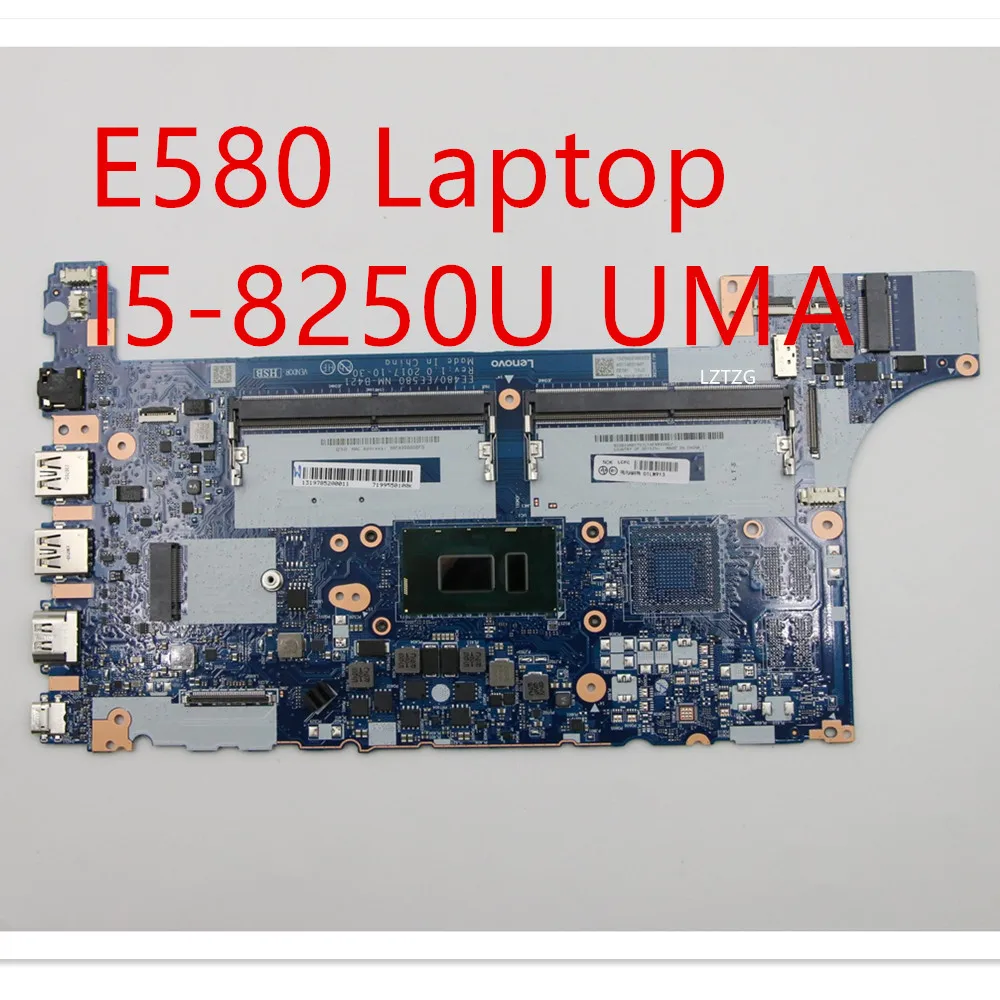 Scheda Madre Per Laptop Lenovo Thinkpad E580 Mainboard I5-8250U Uma 01 Lw913