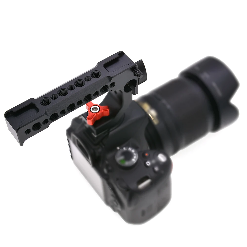 Vlogmagic Top Handle Grip Stabilizzatore Con Pattino Freddo Per Dslr Mirrorless Fotocamera Digitale 15 Millimetri Rod Morsetto Di Supporto Rig