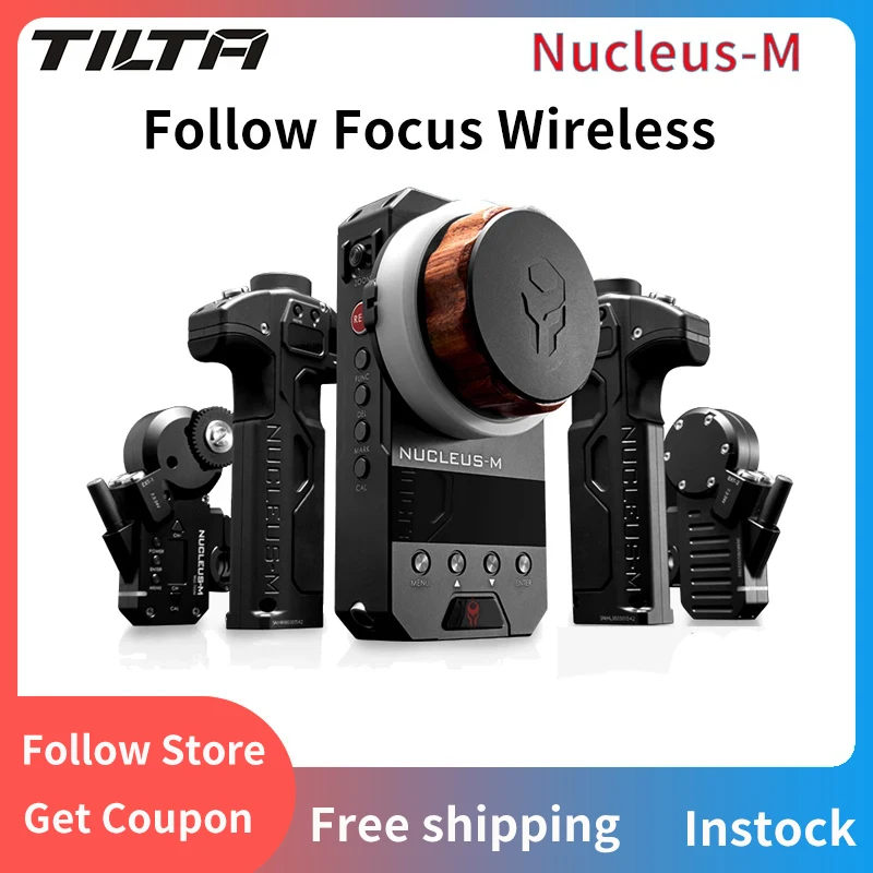 Tilta Nucleus-M Wlc-T03 Wireless Follow Focus Lens Control System Per Dji Roin S Zhiyun Dslr Camera Gimbal