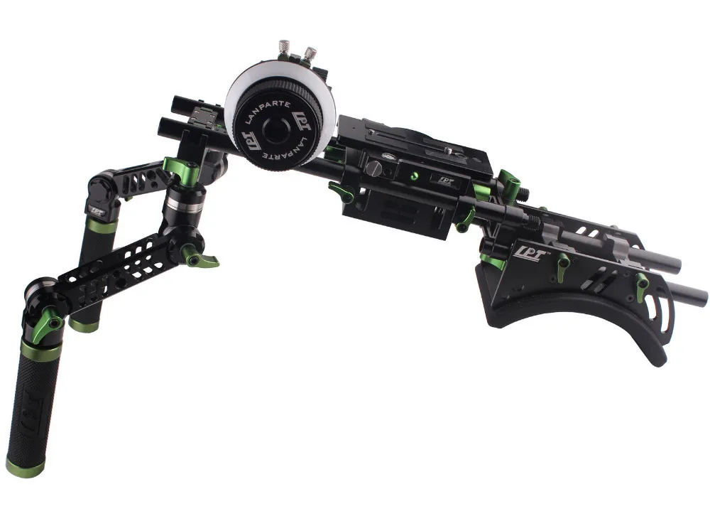 Lanparte Professional Camera Dslr Rig Kit Base Impugnatura Seguire Focus Spalla Mount Rig