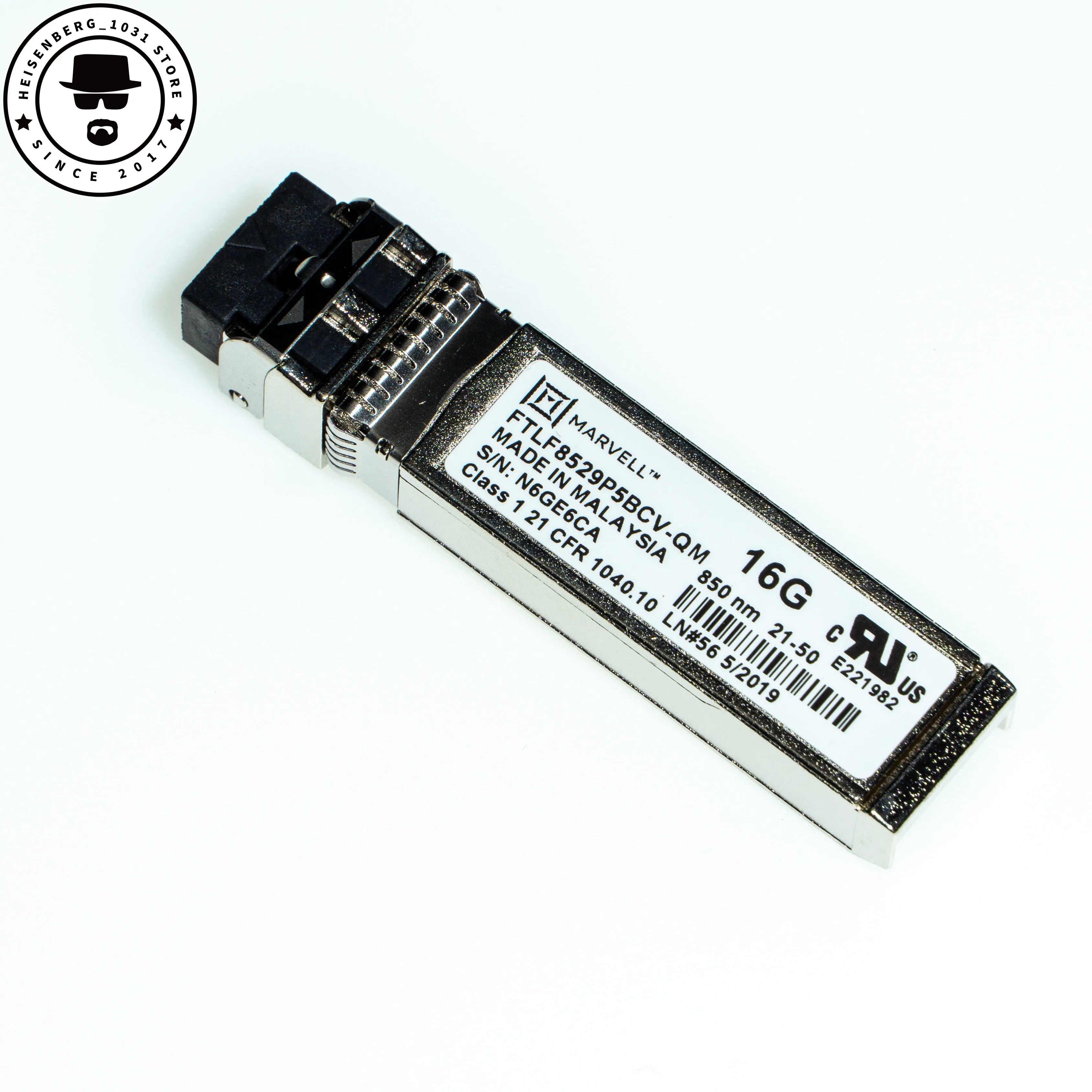 Ricetrasmettitore Ottico Marvell 16G 850Nm Ftlf8529P5Bcv-Qm Sfp Per Adattatori Qlogic Serie 2670/2690 Fc Hba