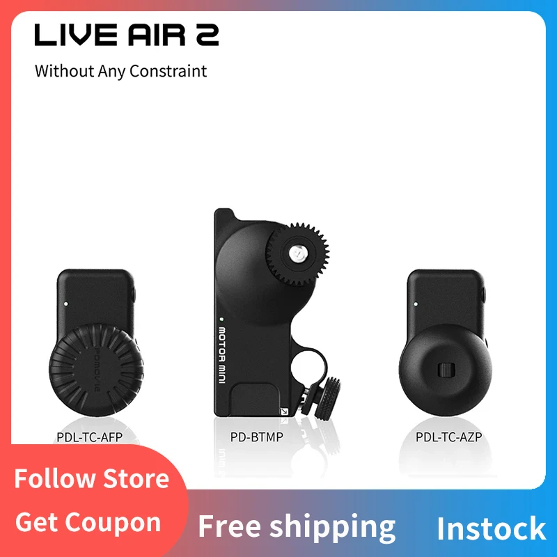 Pdmovie Live Air 2 Wireless Follow Focus Lens Control System (Ottieni Aria Rig E Corona Dentata Gratis)