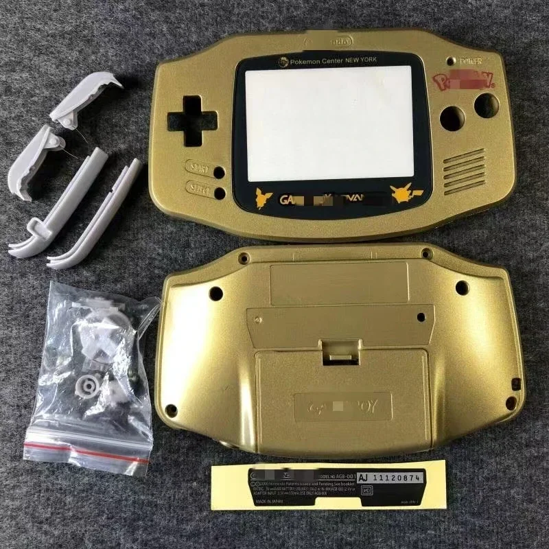 Custodia Completa In Oro Custodia Shell Cover Per Nintendo Gameboy Advance Console Custodia Gba Shell