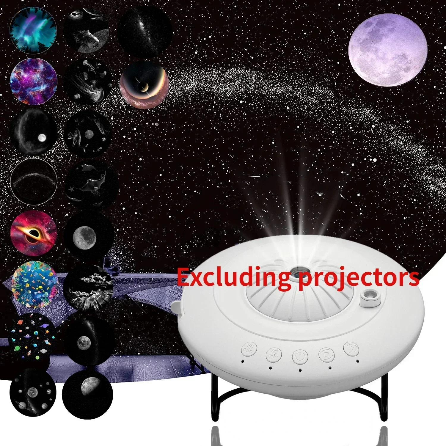 26 Slide Led Ufo Star Projector Night Light Projection Film Photo Galaxy Starry Sky Proiettore Lampada Slide (Senza Proiettori)