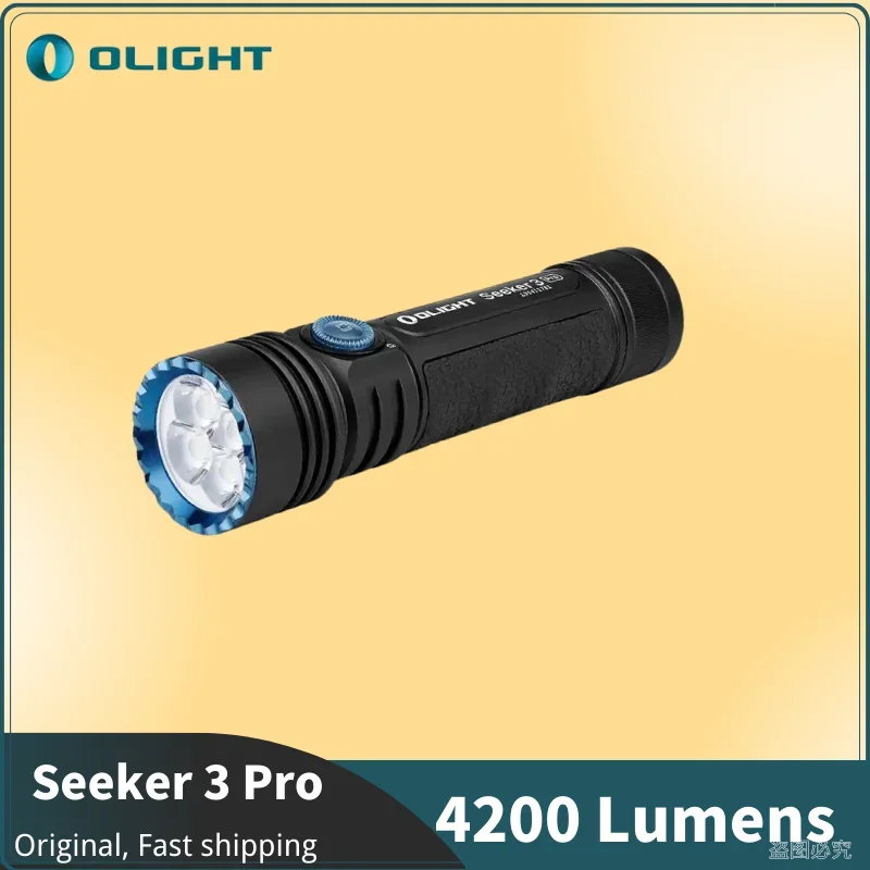 Olight Seeker 3 Pro Torcia Luminosa 4200Lumen Mcc3 Torcia Ricaricabile Magnetica Usb Include Batteria