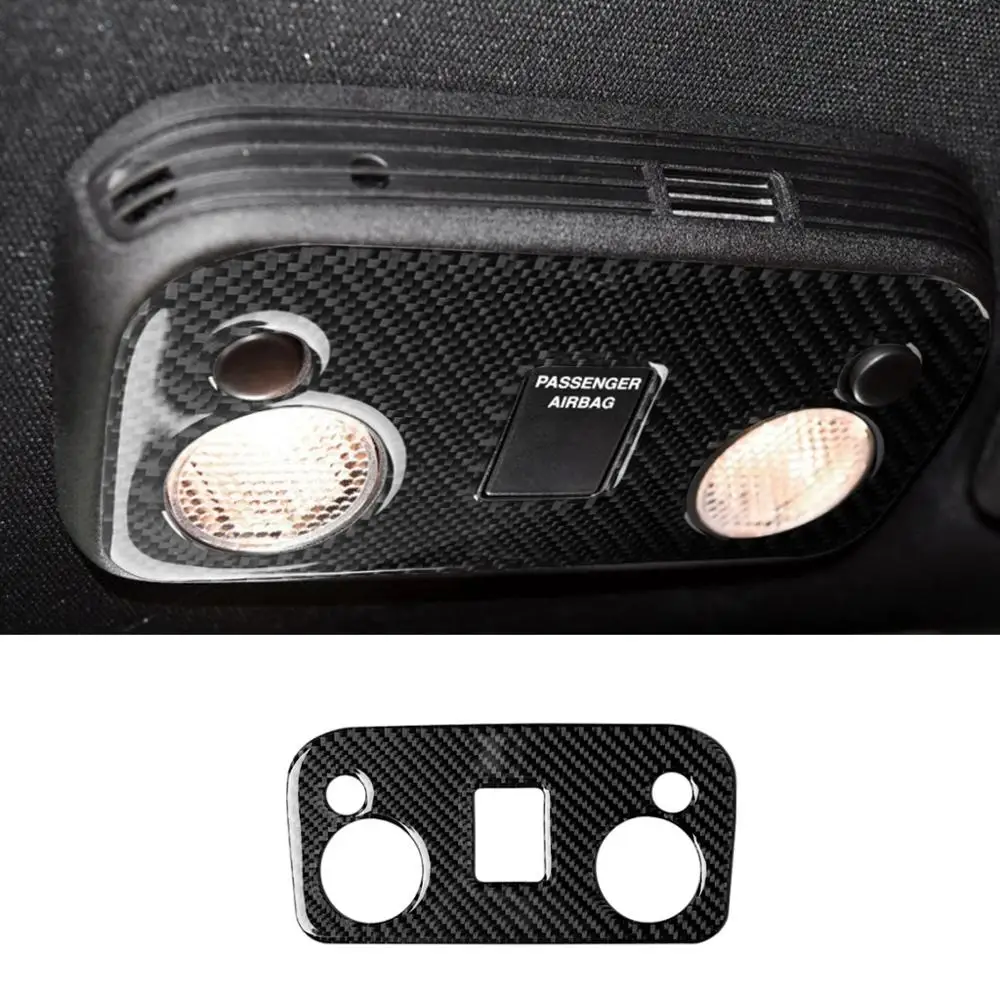 Fibra Di Carbonio Adatta Per Ford Mustang Gt Sticker Car Reading Light Coprilampada Adatto Per Accessori Ford Mustang 2015-2019