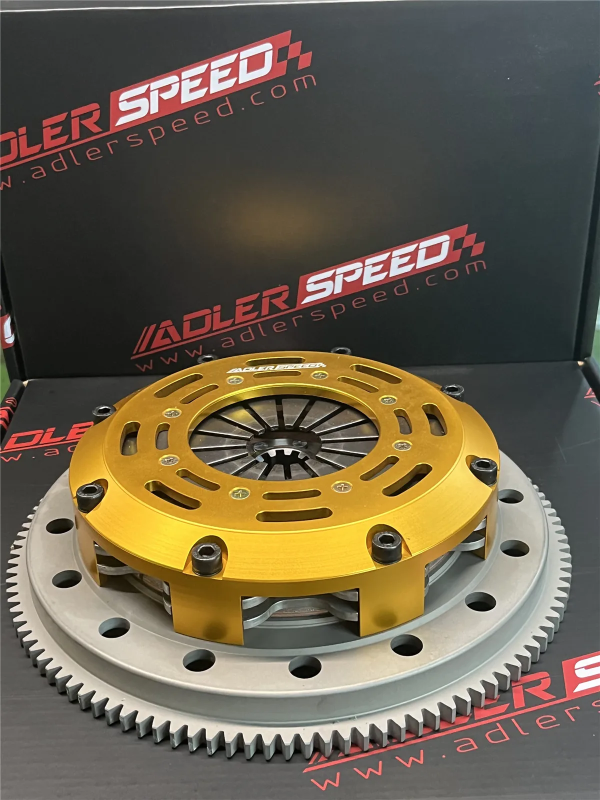Adlerspeed Racing Clutch Twin Disc Kit Con Volano Per Bmw M3 E46 S54 2001-2006 A 6 Velocità