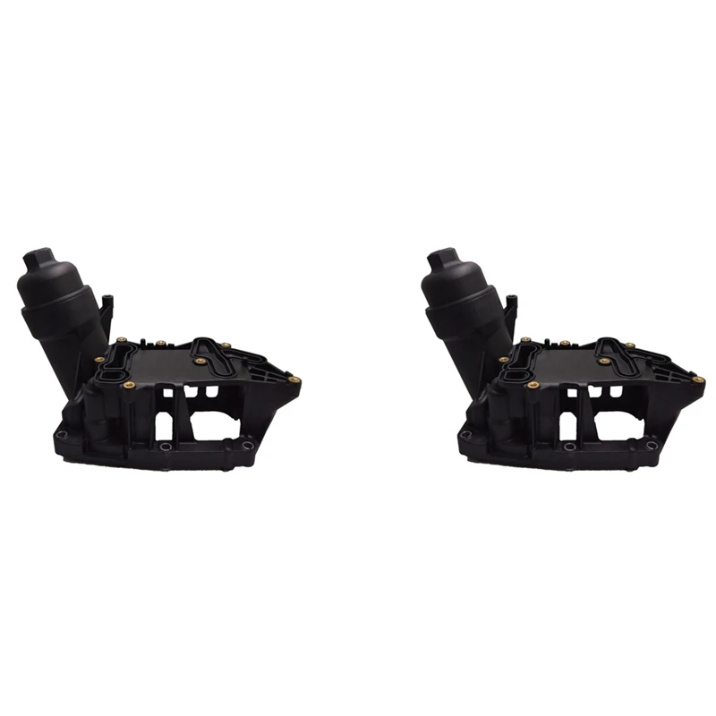 2X 11428507697 Accessori Auto Alloggiamento Filtro Olio Per-Bmw 1 3 4 5 Serie X3 X5 F30 F10 E90 Radiatore Olio