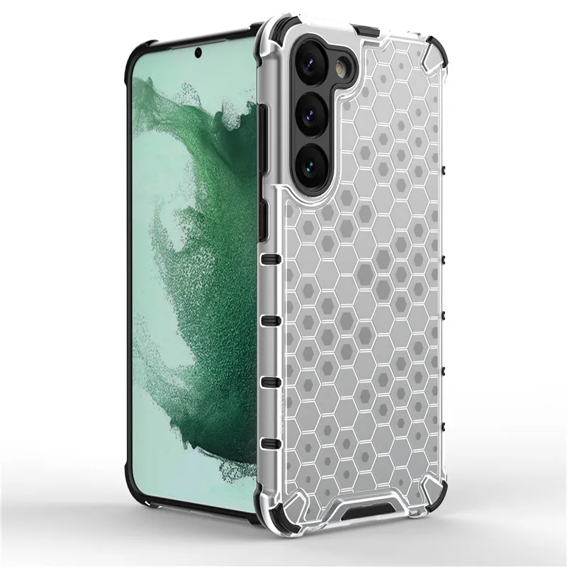 Per Samsung Galaxy S23 Plus Custodia Per Samsung S23 Plus Cover A Nido D'Ape Hard Pc Protezione Antiurto Paraurti Per Galaxy S23 Plus