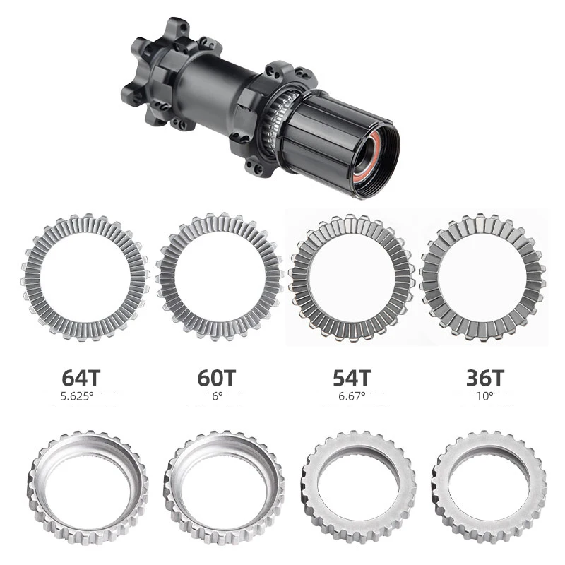 Bicicletta Ratchet Dt Hub Tower Base Star Ratchets Bici Da Strada Mozzo Bici Dt 36T 54T 60T 64T 240 350 Set Cricchetto