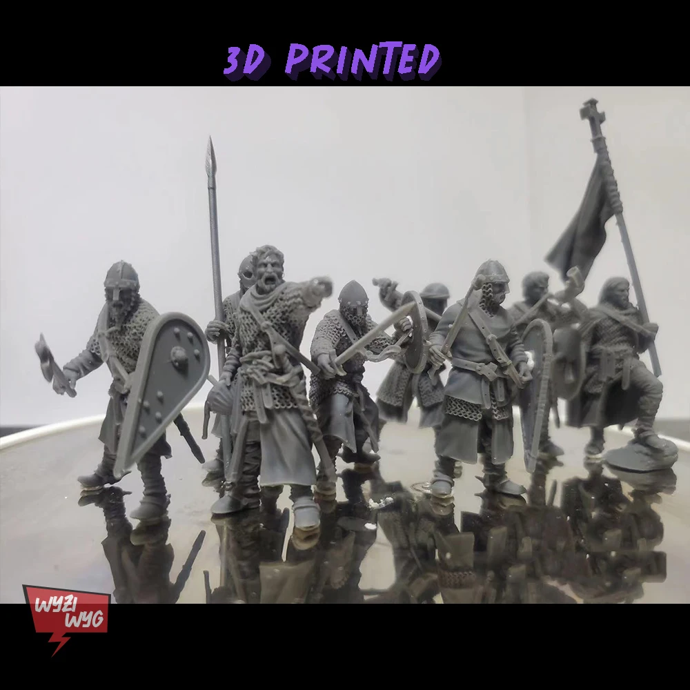 Cavaliere Medievale, Striscione, Miniature Wargame, Figura Uomo-Braccia, Figurina Di Fanteria, Bretonnian, Rpj Trpj Pathfinder Infinity
