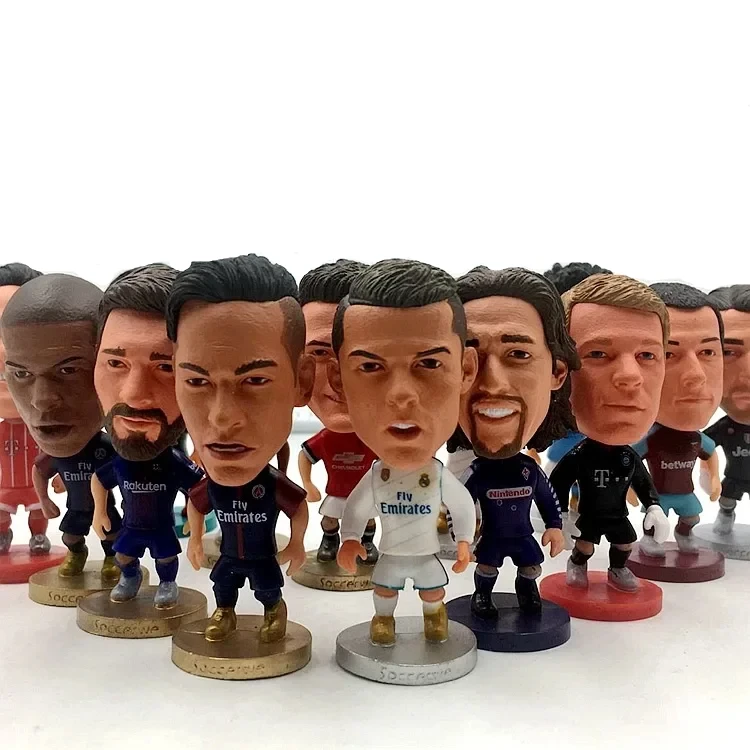 Nuovo Originale C.Ronaldo Messi Neymar Mbappe Coppa Della Fifa World Action Figure Cartoon Model Dolls Decoration Kids Birthday X-Mas Gifts