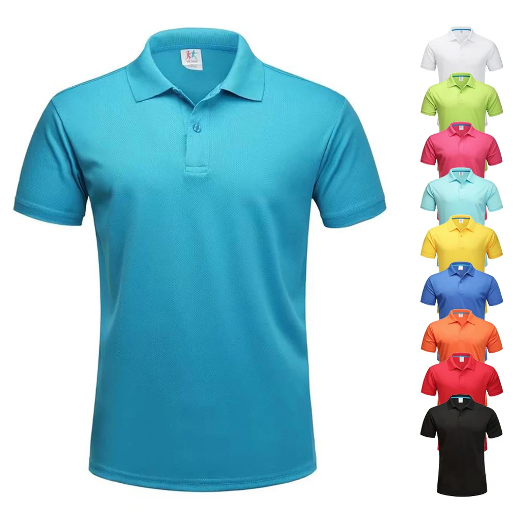 Running Dry Fit Polo Uomo Poliestere Golf T-Shirt Uomo Sport T-Shirt Quick Dry Magliette Unisex Camisas Polo Para Hombres