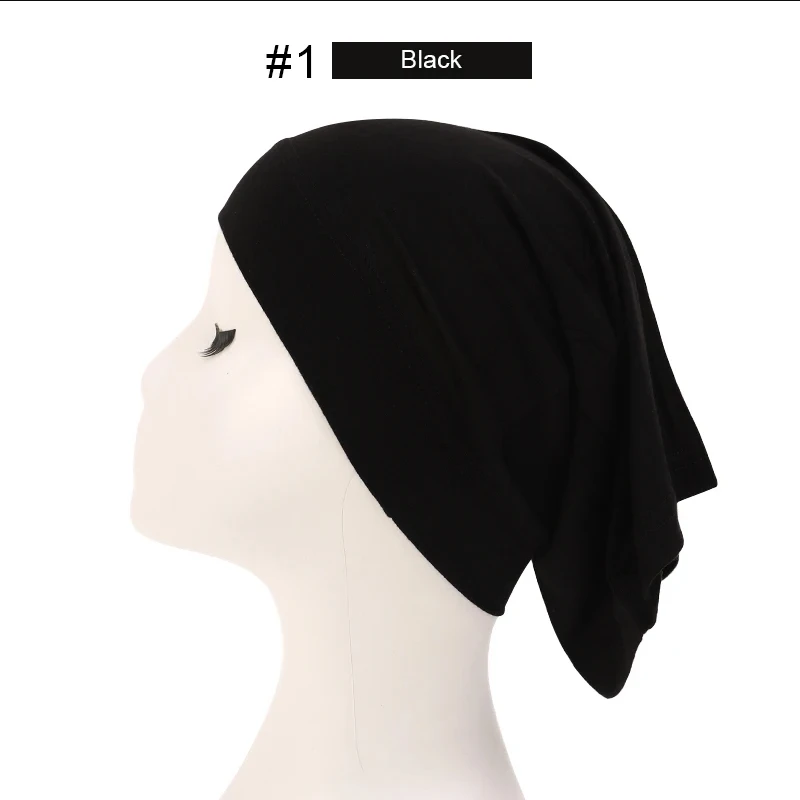 Musulmano Underscarf Donne Velo Modal Hijab Donne Musulmane Sciarpa Turbanti Testa Per Le Donne Hijab Hijab Berretti Cappello Islamico