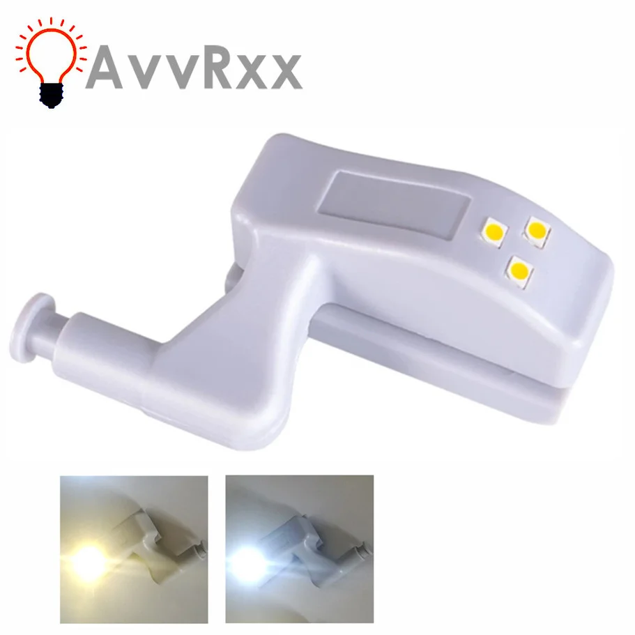 Avvrxx Led Under Cabinet Light Sensore Di Luce Universale Per Armadio Led Armario Cerniera Interna Lampada Per Armadio Da Cucina