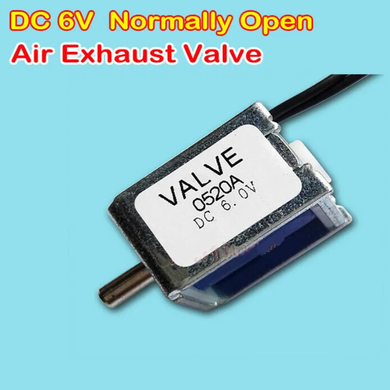 Dc 6V 70Ma Micro Elettrovalvola Normalmente Aperta N/O Mini Elettrico Elettromagnetico Aria Gas Di Scarico Sphygmomanometer Valvola Di Sfiato